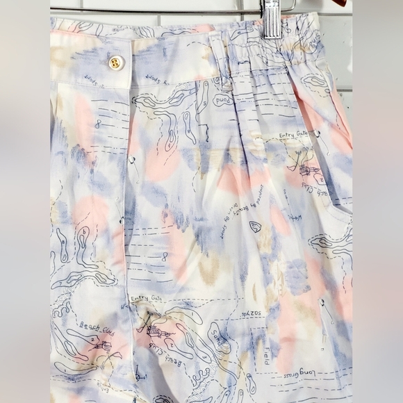 Nwt Line-Up For Sport Ladies High Waist Shorts Bermuda Style Golf Beach Club Gra - Picture 2 of 6